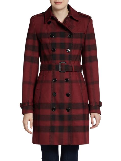 burberry trench coat plaid